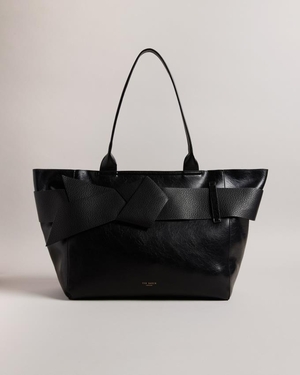 Sacs Fourre Tout Ted Baker PU Large Noir Femme | JET-61308432